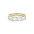 four diamond east-west bling ring,<br>emerald cut, in 18k yellow gold <span class='visuallyhidden'>Call, text 323-404-2959 if you need shopping assistance.</span>